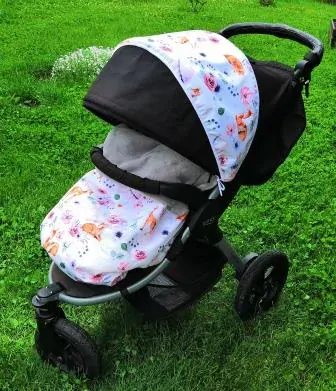 Sluneční clona na stříšku britax - srnečky
