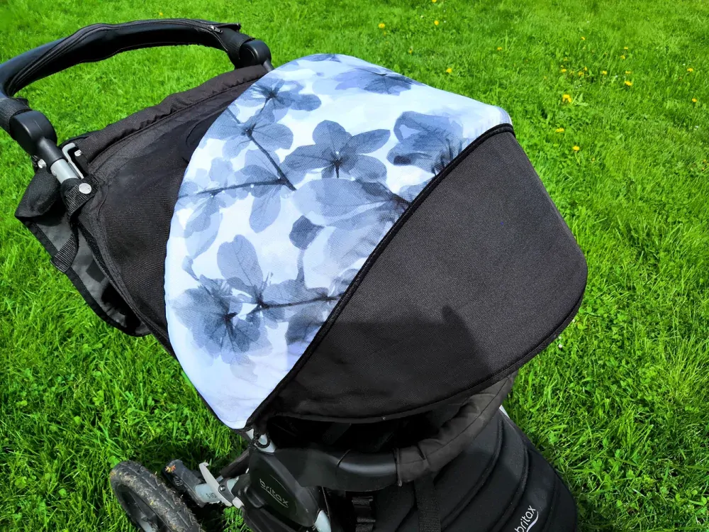 Sluneční clona na míru určena na stříšku britax - kočárkovina