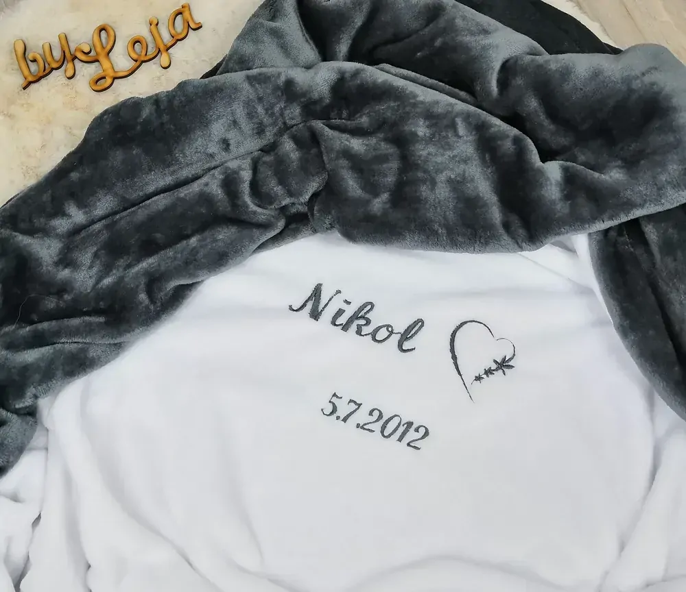 Maxi deka pro dospělé a větší děti se jménem 180x150