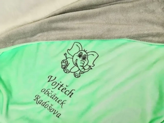 Maxi deka pro větší děti se jménem a obrázkem 140x100